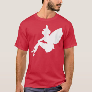 Cute Sitting Fairy Cottagecore Fairies Fantasy Lov T-Shirt