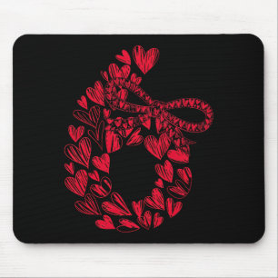 Cute Six Seven Love 67 Hearts Couple Number 6 Comf Mouse Pad