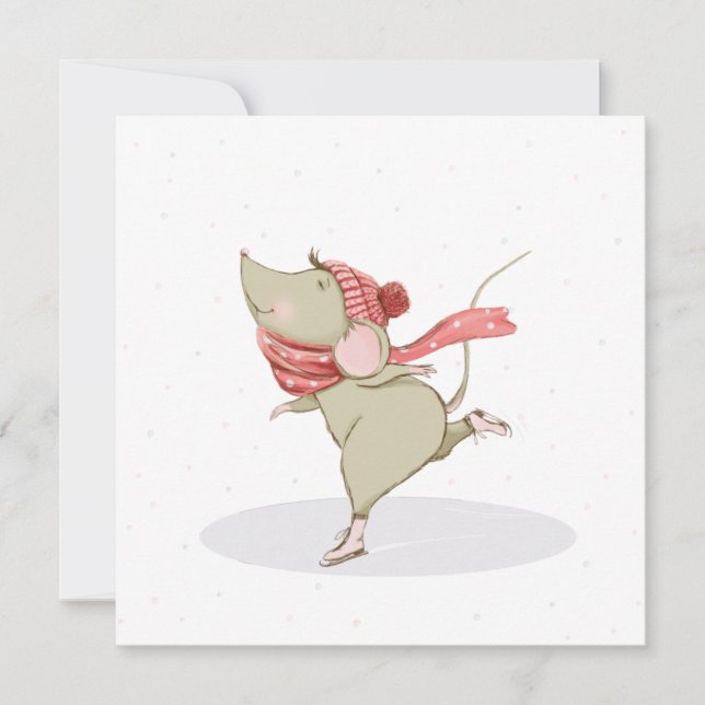 Cute Skating Mouse (Front)