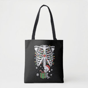 Cute Skeleton Baby Xmas Maternity Mum Pregnancy Tote Bag