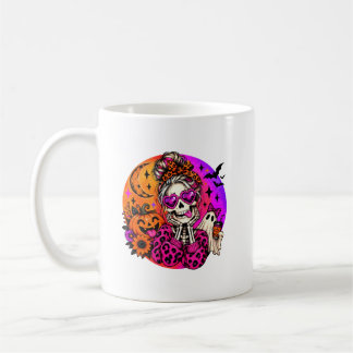 Cute Skeleton Halloween Mug