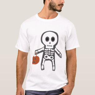 Cute Skeleton Halloween T-Shirt