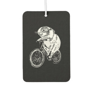 Cute Sketch Guinea Pig Bicycle Cute Pet Lover Car Air Freshener