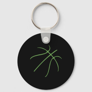Cute Sketll Sports Design With Green Color Key Ring
