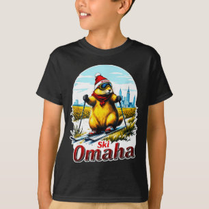 Cute ski adventure in omaha groundhog prairie dog T-Shirt