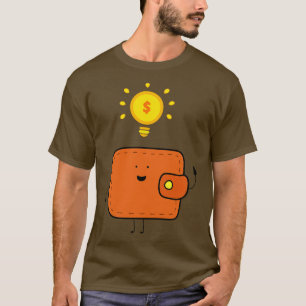 Cute Skin Wallet Money T-Shirt