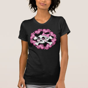 Cute Skull and Hearts T-Shirt