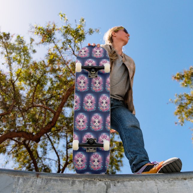 Cute Skull Skateboard (Outdoor 1)