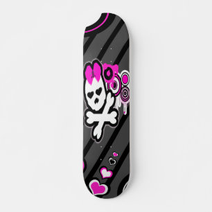Cute Skull Skateboard