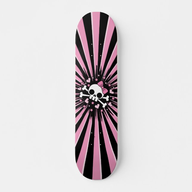 Cute Skull Skateboard (Front)