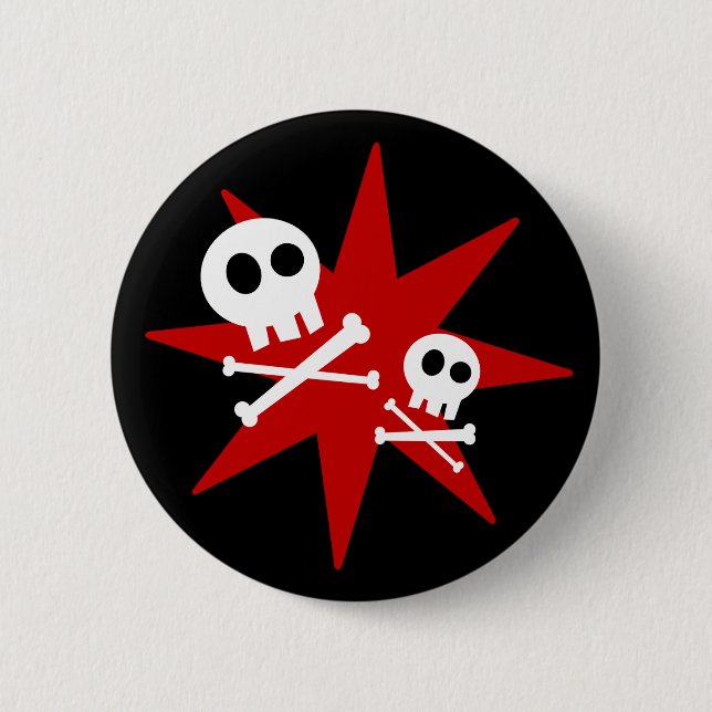 Cute Skulls Button (Front)