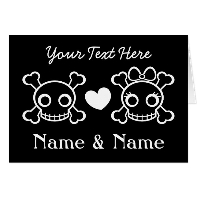 Cute Skulls Partner (Front Horizontal)