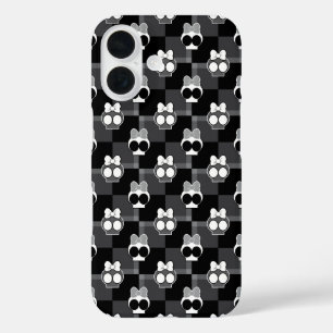 Cute Skulls Pattern iPhone 16 Case