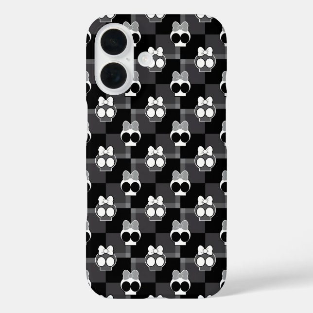 Cute Skulls Pattern Case-Mate iPhone Case (Back)