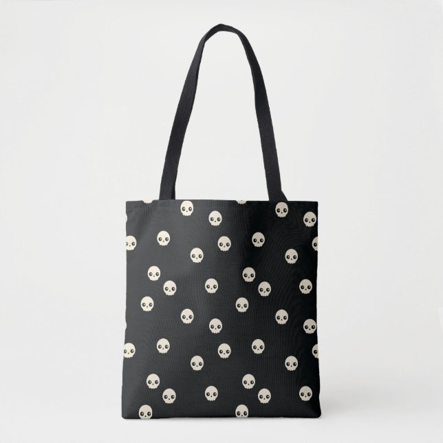 Cute Skulls Tote Bag (Front)