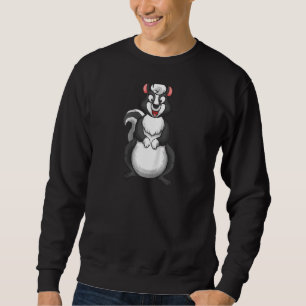 Cute Skunk  For Men Women Kids Skunk Wild Animal   Sweatshirt