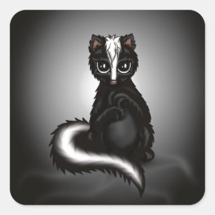 cute Skunk Square Sticker