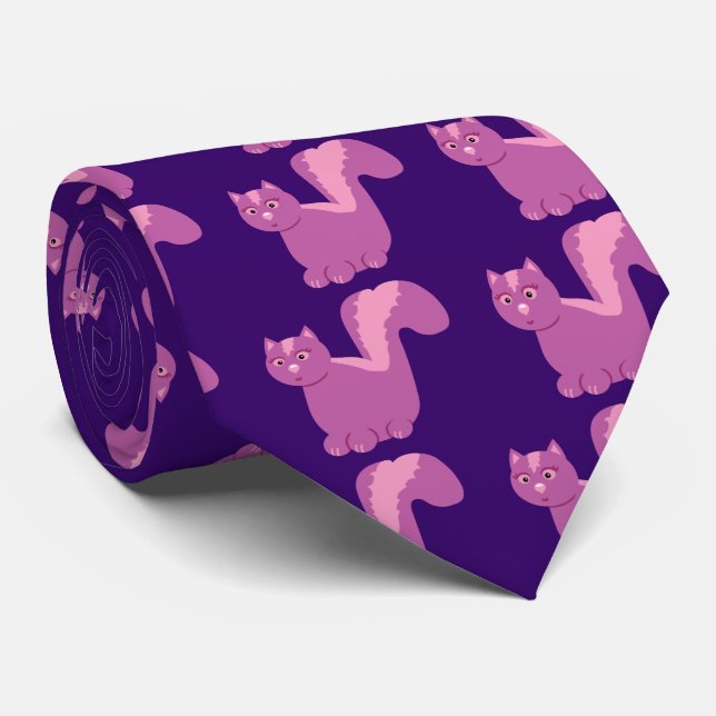 Cute Skunk Tie (Rolled)