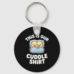 Cute Sleeng Ducks This Is Our Cuddle  Key Ring