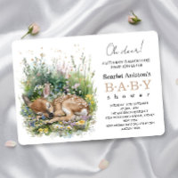 Cute Sleeping Baby Doe Baby Shower