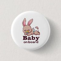 Cute Sleeping Baby Monkey "Baby on Board" Car