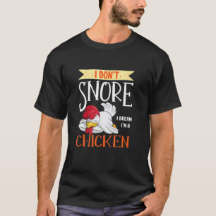 Cute Sleeping Chicken Graphic Women Men Kids Chick T-Shirt