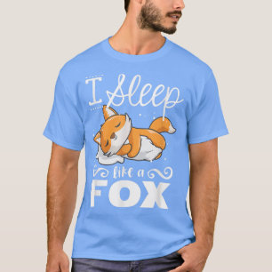 Cute Sleeping Fo Graphic Women Men Kids Fo Lover16 T-Shirt