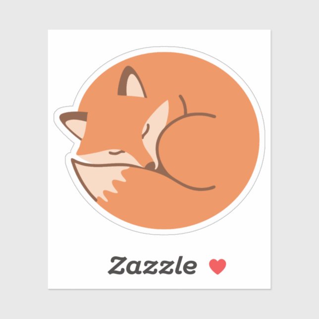 Cute Sleeping Fox (Sheet)