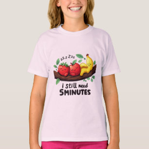 Cute Sleeping Fruit Friends Kid Girls’ T-Shirt