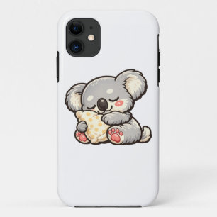 Cute Sleeping Koala with Pillow Case-Mate iPhone Case