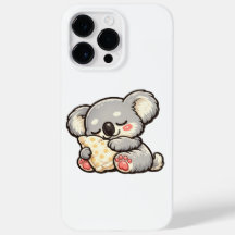 Cute Sleeping Koala with Pillow