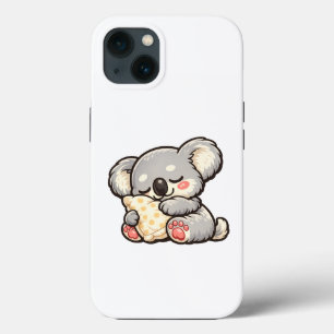 Cute Sleeping Koala with Pillow iPhone 13 Case