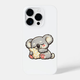 Cute Sleeping Koala with Pillow iPhone 14 Pro Case