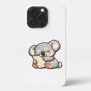 Cute Sleeping Koala with Pillow iPhone 13 Pro Case