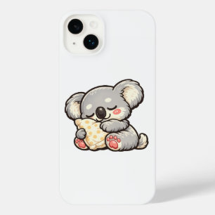 Cute Sleeping Koala with Pillow iPhone 14 Plus Case