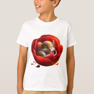 Cute Sleeping Mouse T-Shirt