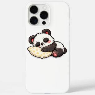 Cute Sleeping Panda with Pillow iPhone 16 Pro Max Case