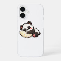 Cute Sleeping Panda with Pillow
