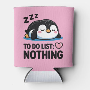 cute sleeping penguin, to do list nothing can cooler