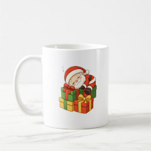 Cute Sleeping Santa Christmas Mug