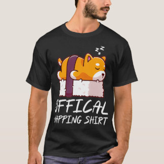 Cute sleeping shiba inu dog Official Napping Pullo T-Shirt