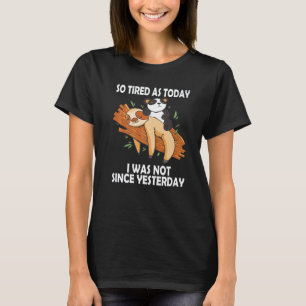 Cute Sleeping Sloth & Panda Lazy Tired Napping Sa T-Shirt