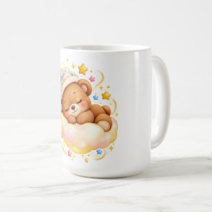 Cute Sleeping Teddy Bear Shiny Mug