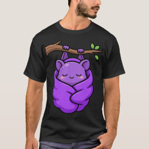 Cute Sleepy Bat Halloween T-Shirt