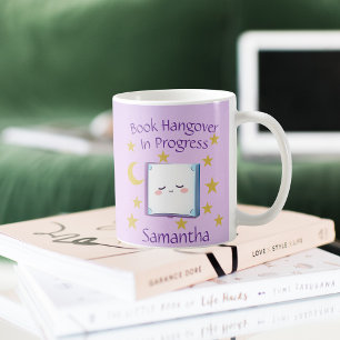 Cute Sleepy Book Mug