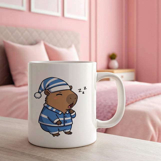 Cute Sleepy Capybara Mug | Cosy & Relaxing Coffee  (Creator Uploaded)