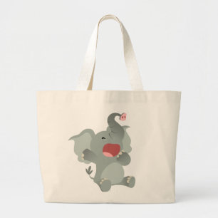Cute Sleepy Cartoon Elephant Bag