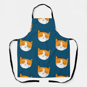 Cute Sleepy Cat Apron