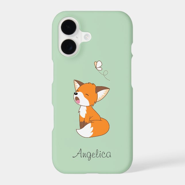 Cute Sleepy Little Fox (Back)