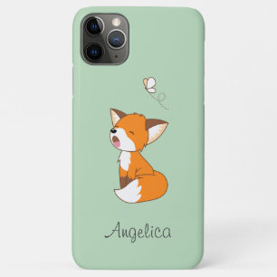 Cute Sleepy Little Fox Case-Mate iPhone Case